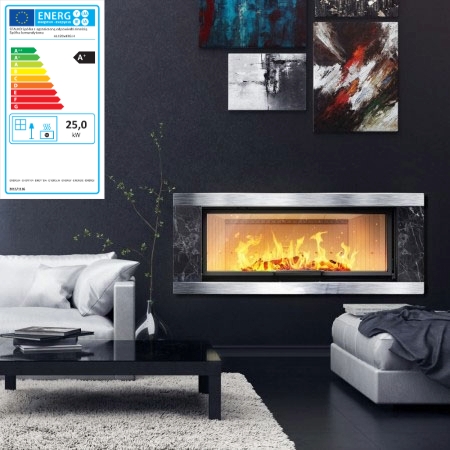 Lette, moderne og universelle ALBERO peisinnsatser passer perfekt inn i ethvert rom - både hjemme og i bruk.