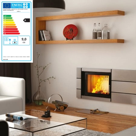 Denne lette, moderne og universelle ALBERO peisinnsatsen passer perfekt inn i ethvert rom - både hjemme og i bruk.